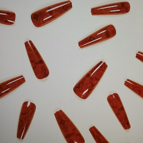 Press on Nail 24 pieces Floral False Nails New- - Picture 2 of 4